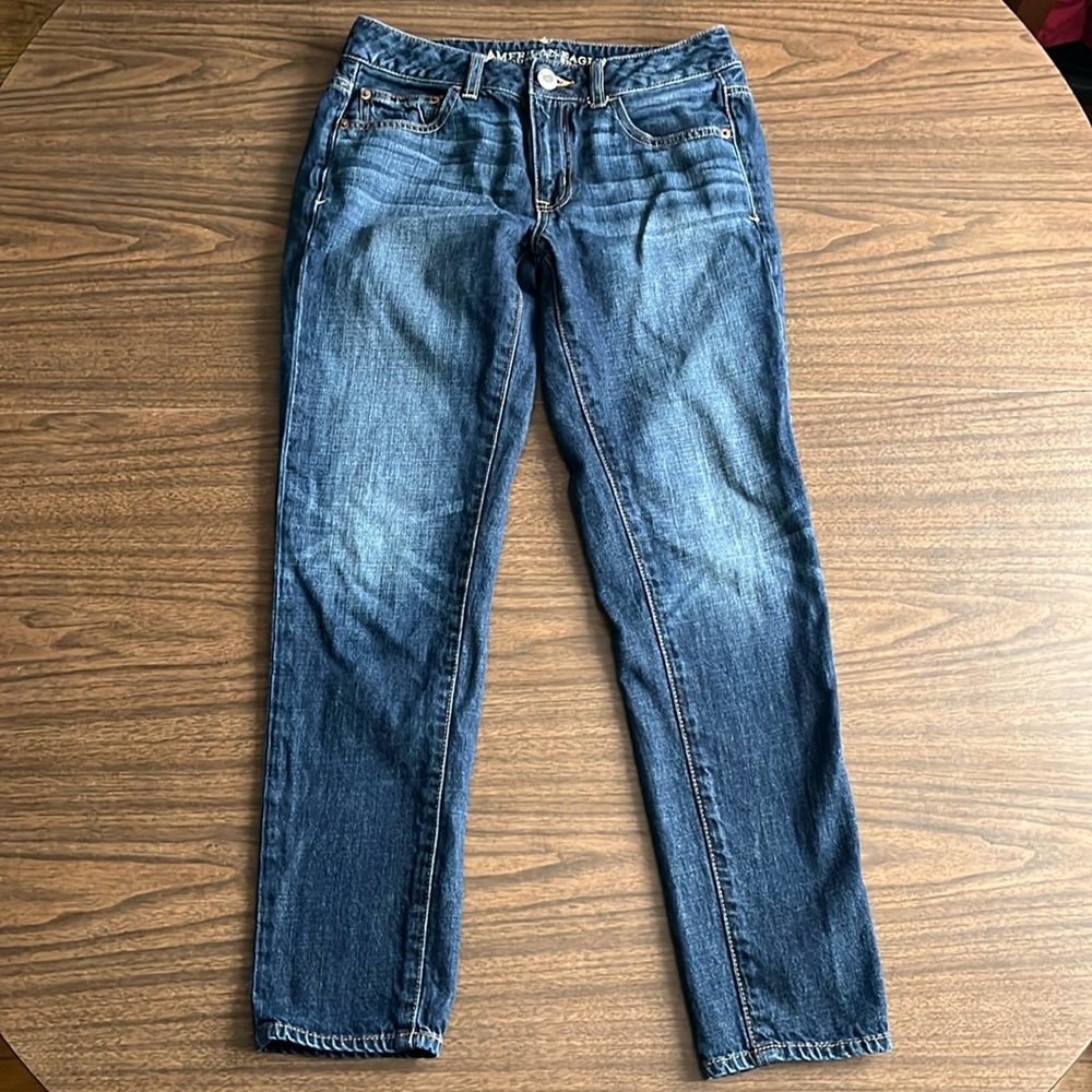American Eagle AEO Women’s Size 2 “Boy Jean” Denim Jeans